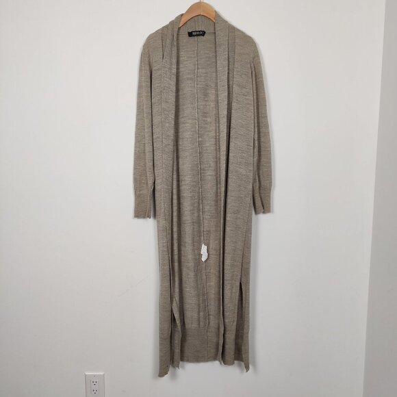Refka Women's Open Front Maxi Knit Cardigan Size Small Medium - Picture 1 of 8